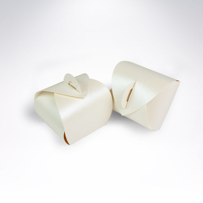 Krabička na makarónky Glamour Cream 50x50x50