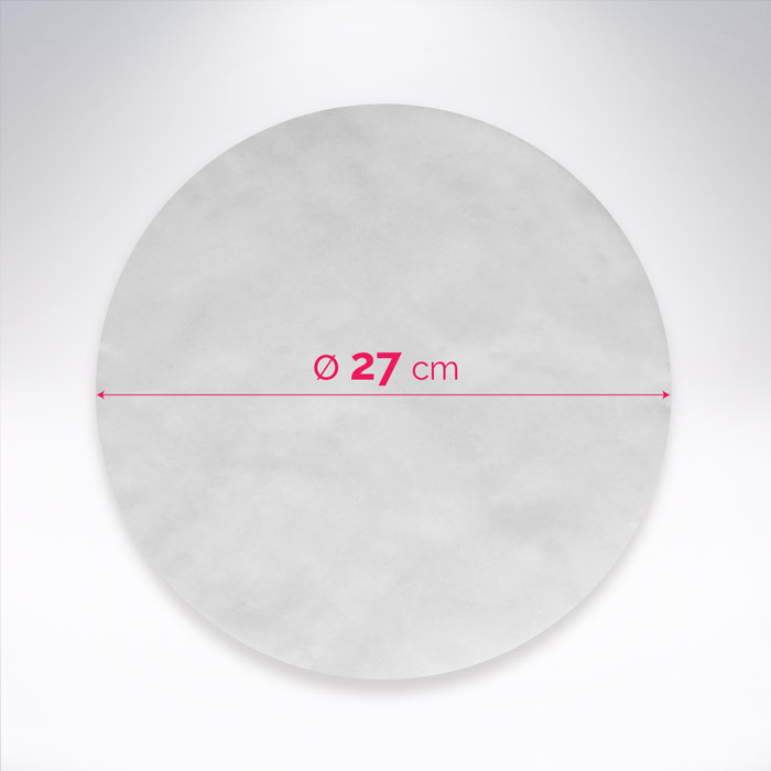 Papier na pečenie kruh 27 cm